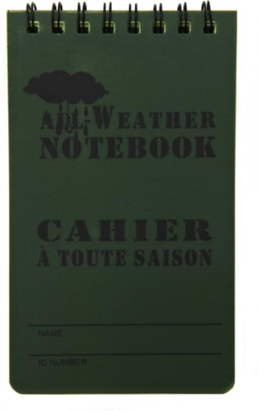 all weather boekje boek onder water nat schrijven rite in the rain