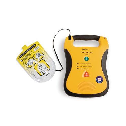Defibtech Lifeline defibrillator, vol / half-automatisch operationeel handhaving politie ehbo zoll phillips automatisch half pads kinderen volwassenen auto onderweg surveillance lange standby lifeline