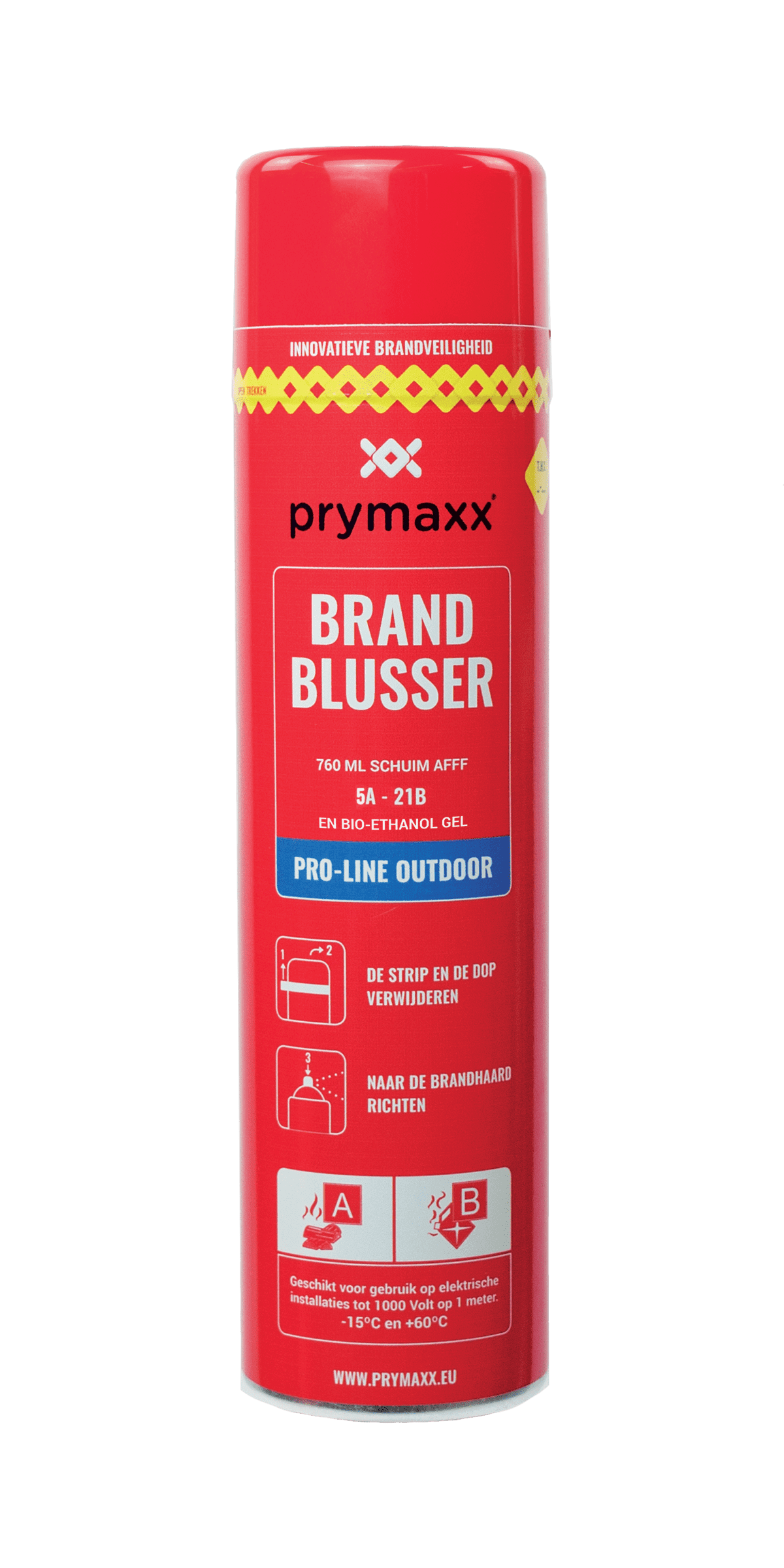 blus blusser blusmiddel blusdeken brandblusser prymaxx pro-line pro line outdoor